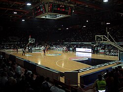 PalaMaggiò, sede del baloncesto de Caserta