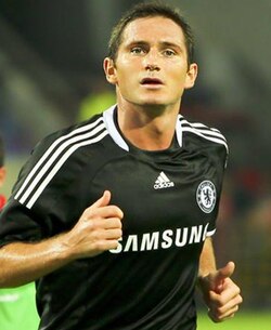 Frank Lampard con la camiseta del Chelsea