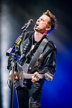 Espectáculo en directo de Muse con efectos visuales