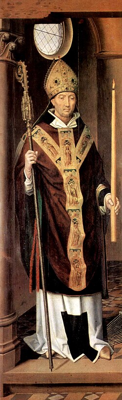 Pintura de San Blas por Hans Memling de 1491