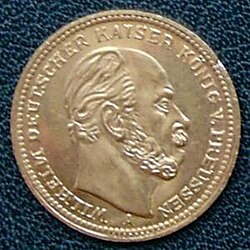 Moneda de oro de 5 marcos