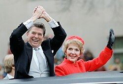 Los Reagan en 1981