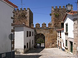Restos de la muralla de Miranda