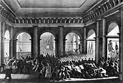 Entrada de los manifestantes en el palacio de las Tullerías el 20 de junio de 1792
