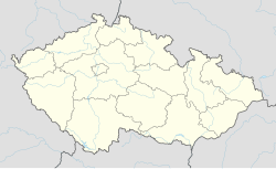 Mapa de localización de Břeclav en la República Checa