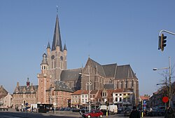 Mapa del distrito de Eeklo