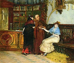 Obra El mal de amores de Vicente Palmaroli