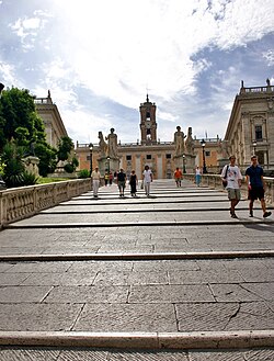 Escalera Cordonata en el Campidoglio
