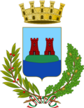 Detalle del escudo oficial de la comuna