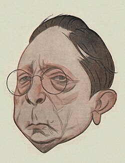 Caricatura de Vargas Vila