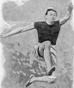 Alvin Kraenzlein durante una prueba