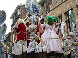 Desfile de la festividad de los gatos en Ypres