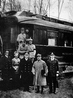 Fotografía posterior al armisticio de 1918.