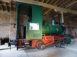 Locomotora de vapor fabricada por Orenstein y Koppel en 1913