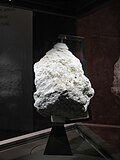 Roca lunar ferrosa anortosita 60025