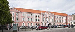 Castillo de Toompea, sede del Parlamento de Estonia en Tallin