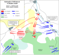 Mapa del ataque sueco inicial