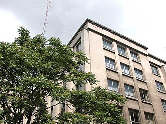 Fachada del edificio del Instituto Nacional de Estadística de Bélgica