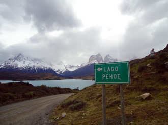 Paisaje del Lago Pehoé