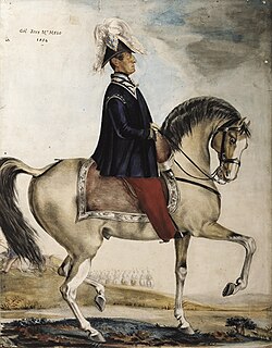 Pintura al óleo del general José María Melo Ortiz realizada por José María Espinosa en 1854.