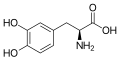 Estructura química de la Levodopa