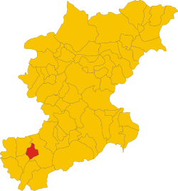 Detalle cartográfico o institucional de Pedavena
