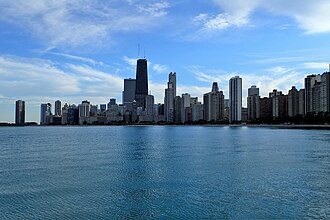 Vista de Chicago en Estados Unidos.