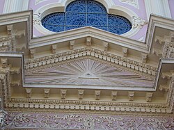 Ojo de la divina providencia en la Catedral de Salta