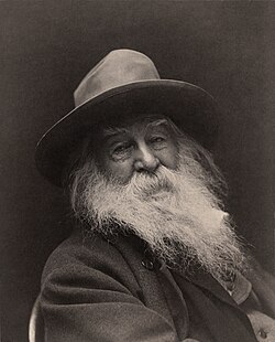 Walt Whitman sentado en 1887