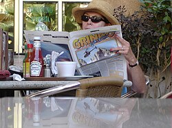 Portada del periódico Gringo Gazette enfocado en la comunidad de expatriados en Baja California