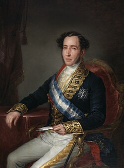 Retrato histórico relacionado con la reforma administrativa sanitaria de Manuel Seijas Lozano