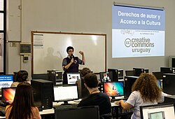 Charla de Creative Commons Uruguay en el FLISOL 2014