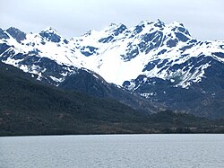 Vista panorámica de la cordillera desde el noroeste