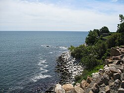 Costa de Newport en Rhode Island