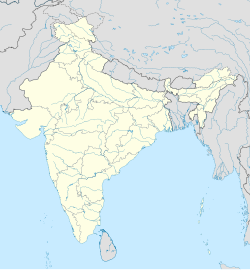 Mapa de la ubicación de Delhi en la India