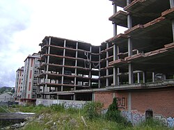 Edificios inacabados en La Coruña