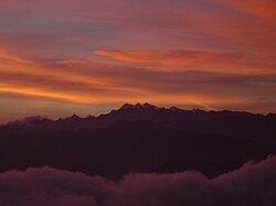 Amanecer en la Sierra Nevada de Santa Marta