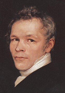 Retrato de Karl Friedrich Schinkel en su madurez