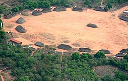 Viviendas en el Parque Indígena do Xingu