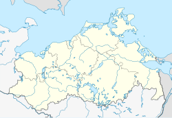 Ubicación en Mecklemburgo-Pomerania Occidental