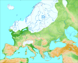Europa durante el último período glacial