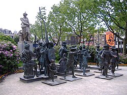 Esculturas de La ronda de noche en 3D