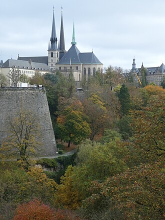 Vista general de la Ciudad de Luxemburgo