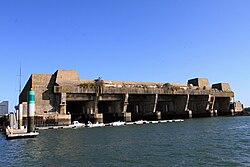 Búnker en la base de Lorient