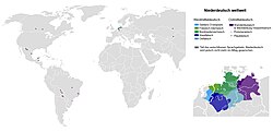 Variantes dialectales del bajo alemán