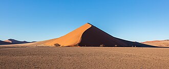 Duna en Sossusvlei, Namibia