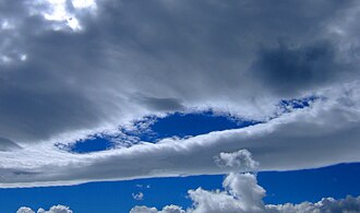 Nubes de Foehn en Ginebra