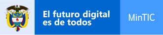 Logo institucional del Ministerio de Tecnologías de la Información y Comunicaciones