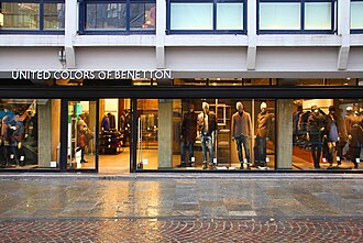 Tienda de Benetton en Parma, Italia