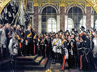 Proclamación de Guillermo I como Emperador Alemán en Versalles